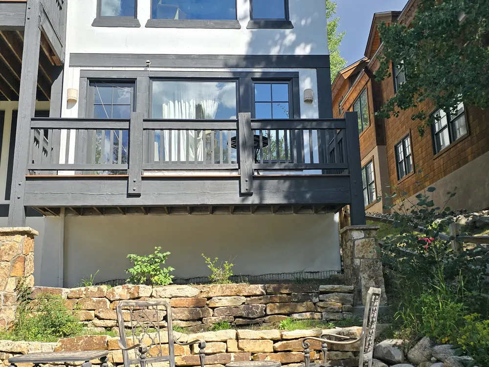 Finished exterior renovation on a Breckenridge home